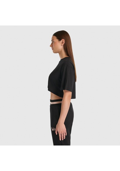 New Balance Nb Lifestyle Women Tshirt Kadın Siyah T-shirt - Wnt3509