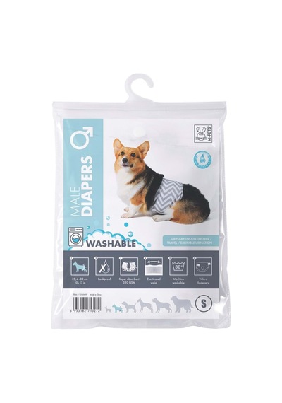 M-pets Erkek Köpekler İçin Yıkanabilir Külot S 10169499