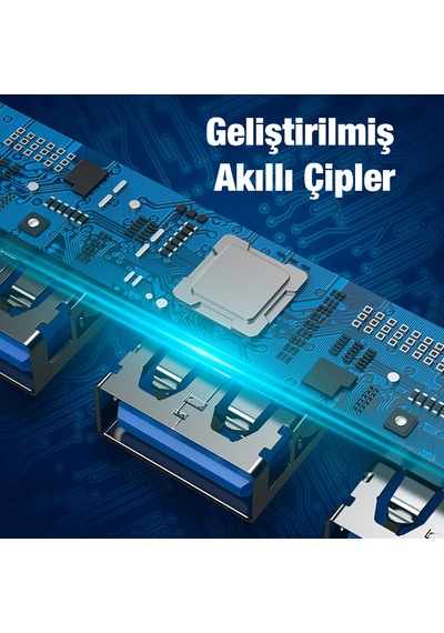 ALLY A-807 5in1 Type-C+USB Girişli USB 3.0 Çoğaltıcı Hub Adaptör