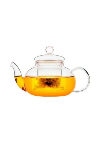 Cam Bitki Çayı Demliği 400 Ml - Cam Süzgeçli Demlik Diğer