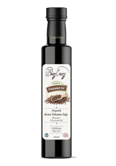 Organic Windy Valley Organik Soğuk Sıkım Keten Tohumu Yağı 250 ML