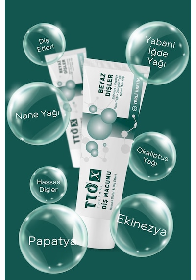 Tto X Hassas Dişler ve Diş Etleri Için Beyazlatıcı Diş Macunu 75Ml