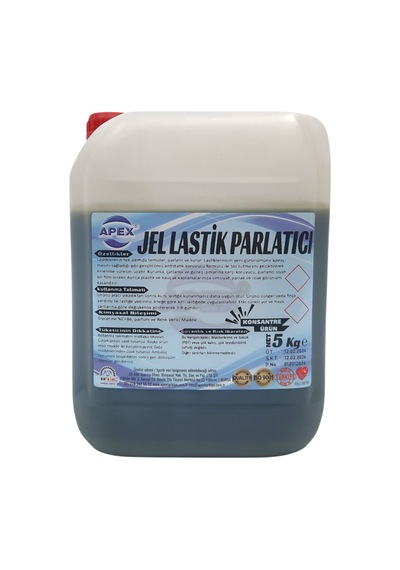 Oto Araç Lastik Parlatıcı Jel 5kg Parlak Ve Islak Görünüm