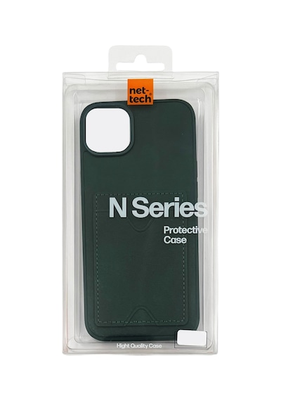 Nettech Apple Uyumlu iPhone 14 Pro Max Nt-n028 Deri Kartlık Arka Koruma Kılıf - Lacivert Lacivert