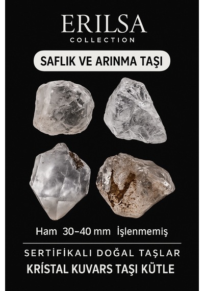 Ham Işlenmemiş Kristal Kuvars Taşı Kütle - Brezilya