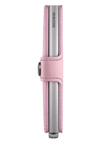 Secrid Premium Miniwallet+ Emboss Diamond Kartlık Cüzdan, Pembe Çok Renkli