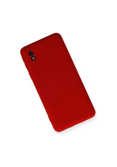 Ilkeshop Newface Samsung Galaxy Uyumlu A01 Core Kılıf Nano İçi Kadife Silikon - Kırmızı