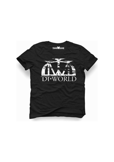 Tshirthane Dream Theater Wold Black Tişört Erkek Tshirt
