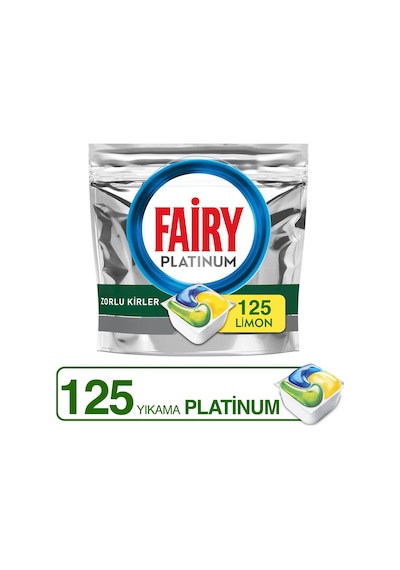 Fairy Platinum Limon Kokulu Bulaşık Makinesi Deterjanı 125 Tablet Fairy Platinum Limon Kokulu Bulaşık Makinesi Deterjanı 125 Tablet