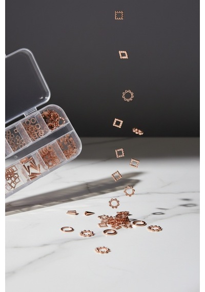 12'li Tırnak Süsleme - Nail Art Charm - Nail Art Süs Taşı - Protez Tırnak Çarm Süsü 187-25