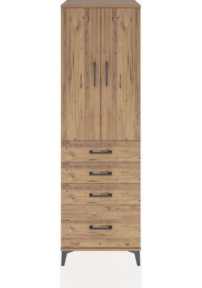Hyperion Dolap 3 Raflı 4 Çekmeceli 2 Kapaklı 60x44x195 Çam-çam Çam Hyperion Dolap 3 Raflı 4 Çekmeceli 2 Kapaklı 60x44x195 Çam-çam Çam