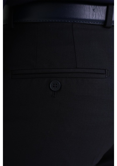 Efor Slim Fit Pilesiz Yün Klasik Lacivert Kumaş Pantolon P 1191 Lacivert