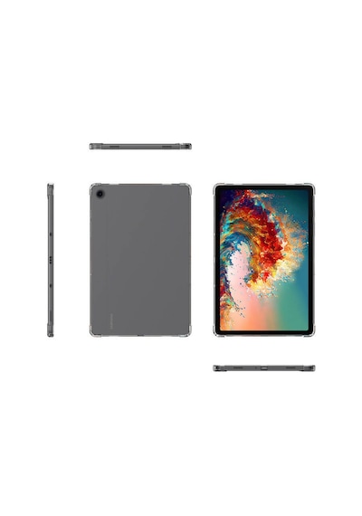 Samsung Galaxy Uyumlu Tab A9 Kılıfı Köşe Koruma Derbe Emici Şeffaf