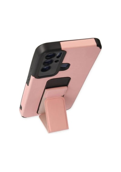 Jenerik Tecno Pova Neo Kılıf Mega Standlı Silikon - Pudra