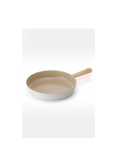 Fika Seramik Kaplama Tava 28 Cm - Bej-7355 Krem