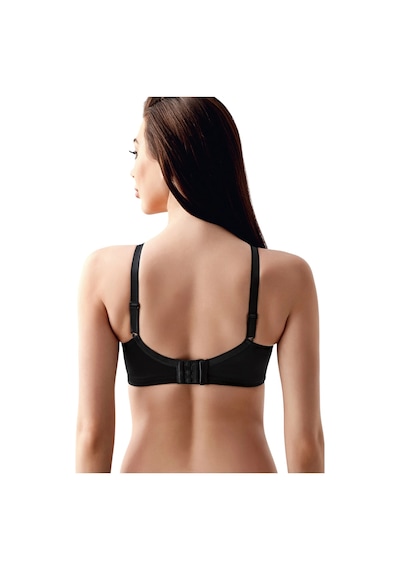 New Bra Newbra Lingerie 35-2303 Kadın D Cup Toparlayıcı Balensiz Min. Sutyen Siyah