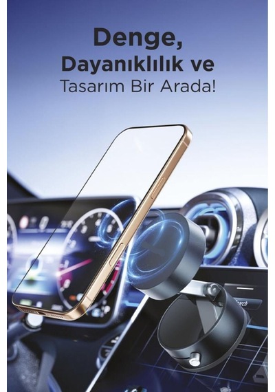 Jx-054 Manyetik 180 Derece Dönebilen Plastik Telefon Tutucu -