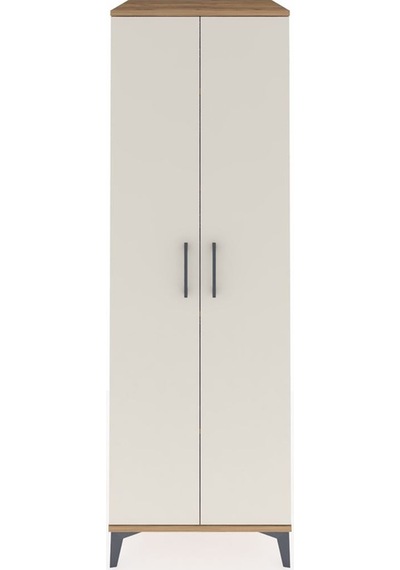 Kronos Dolap 4 Raflı 2 Kapaklı 60x59x182 Çam-aytaşı Çam