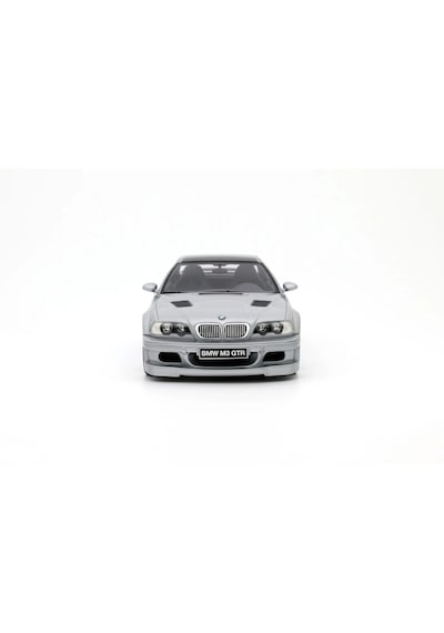 1:18 Otto 2001 Bmw E46 M3 Gtr Street Titan Silver Resin Kapalı Model Minyatür Araba 25cm