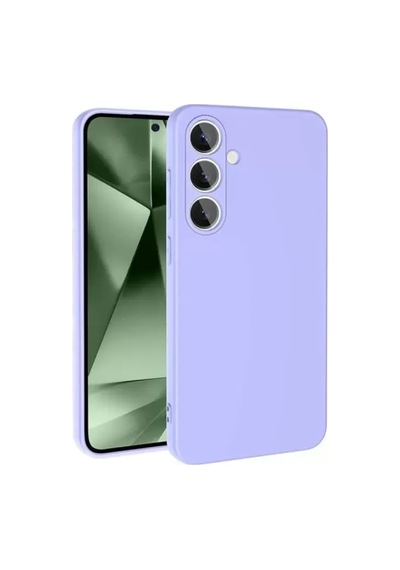 Newface Samsung Galaxy Uyumlu S24 Fe Kılıf Nano İçi Kadife Silikon - Lila Belirtilmemiş
