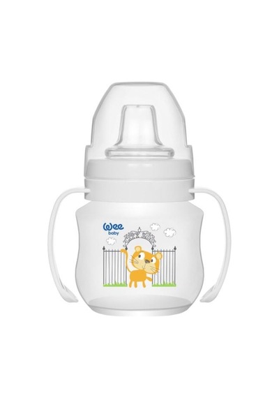 Wee Baby 753 Pp Alıştırma Bardağı Antikolik Akıtmaz Kulplu 125 ML Beyaz