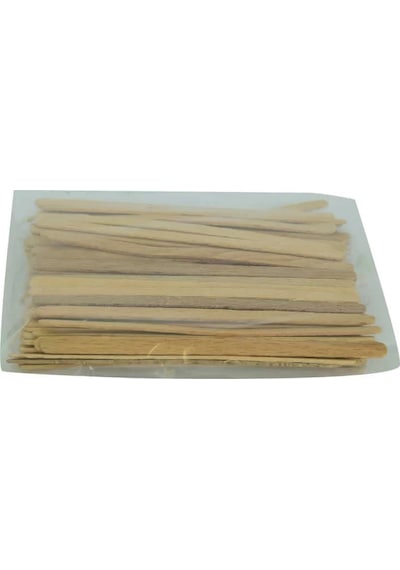 Ahşap Tahta Çay Kahve Karıştırıcı 100 Adet Paket