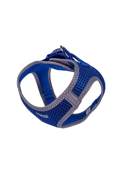 Doggie Havalı Dokuma Reflektör Serisi Küçük Irk Göğüs Tasması Mavi XS-30-34Cm Mavi