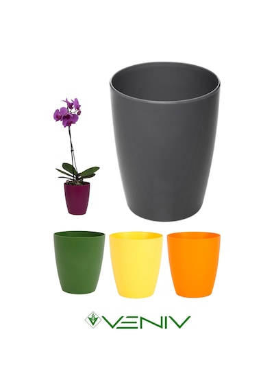 Dekoratif Saksı 1 Adet 1.5l 1