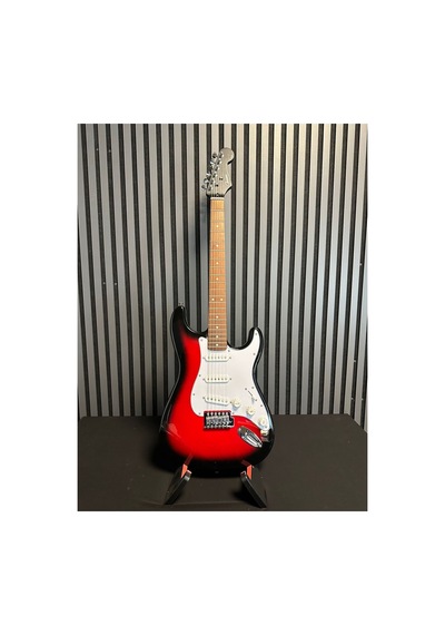 Kırmızı Elektro Gitar Kılıf Pena Askı Kablo Tremolo Kolu