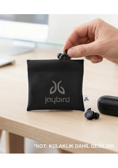 Jaybird Kulaklık Çantası + Usb To Micro B Şarj Kablosu + Lacivert Yaka Klipsi