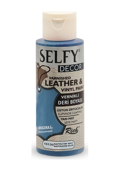Rich Selfy Decor Deri Boyası 120 ML - Napolyon Mavi