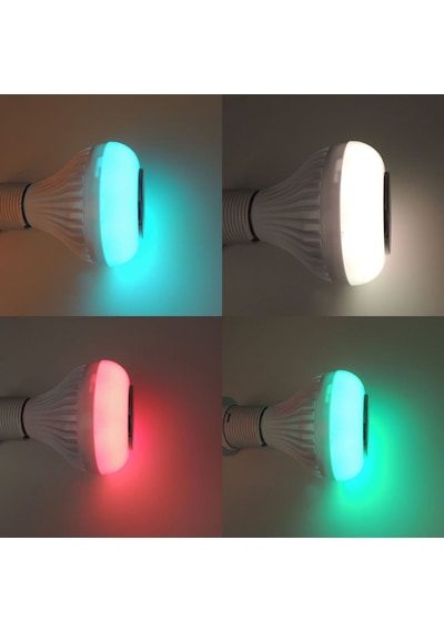 Kumandalı Bluetooth Müzik Çalar Rgb Led Ampul Tasarruflu Işık