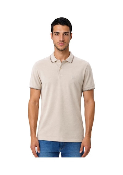 Arma Ar-ma Erkek Polo Yaka Tişört Baskisiz Basic Örme Kumaş Regular Fit %100 Pamuk 30/1 Çift Toplama Penye Pike Y31374357102 Bej-b1