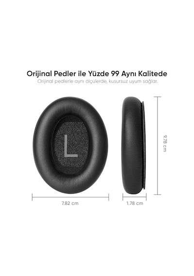 Bose İle Uyumlu Quietcomfort 45 Qc45 & Quiet Comfort Se Qc Se İçin Suni Deri Kulaklık P