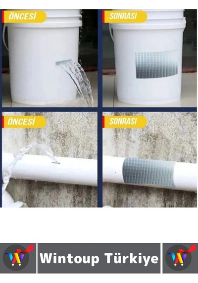 Tamirbandı Suya Neme Küfe Toza Dayanıklı Çok Amaçlı Montaj Onarım Bantı 48 Mm X 10 Metre Üçlü Set