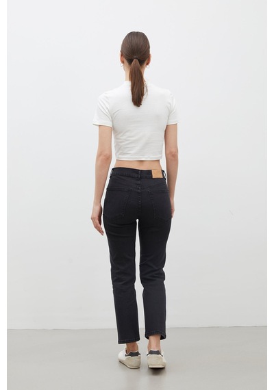 Manuka Bootcut Fıt Denim Pantolon Siyah