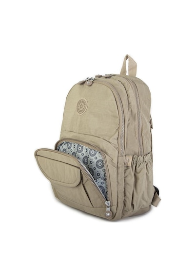 Nas Bag Kadın Sırt Çantası Zararlı Kimyasal İçermez Waterproof Vizon
