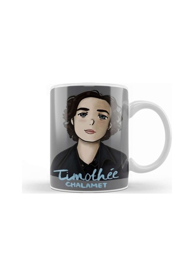 Timothée Chalamet Kupa Bardak Porselen Karışık