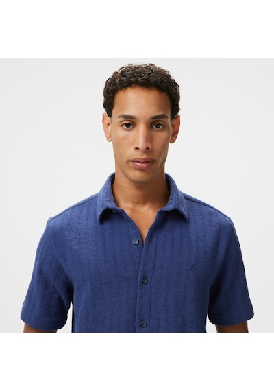 Nautica Erkek Lacivert Classic Fit Gömlek Düz W55412t Lacivert