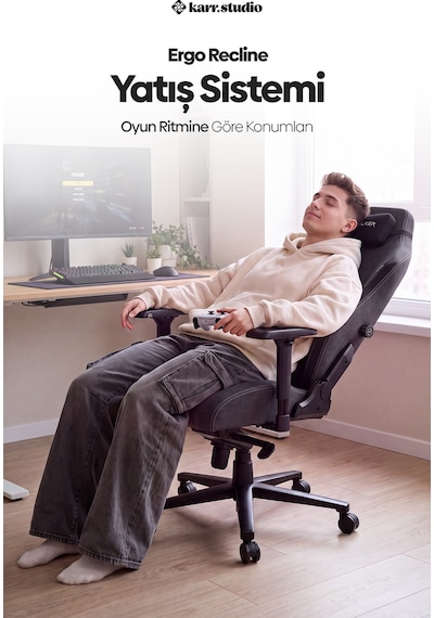 Riftwalker Ergonomik Oyuncu Koltuğu Siyah