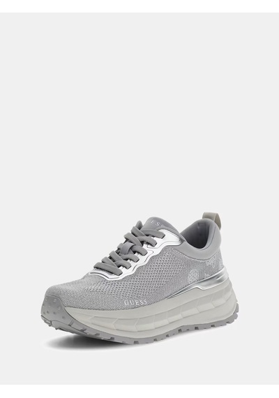 Guess Runit Kadın Sneaker Ayakkabı Flprn3fab12 Gümüş
