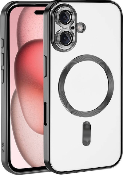 Apple iPhone  Uyumlu,  17 Kross Magneticsafe Kapak - Siyah