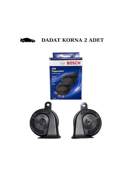 Ford Focus 2011-2014 Uyumlu Korna 12v 410/510 Hz Dadat Korna Seti, Çift Fişli Cr8 - 0986ah3151