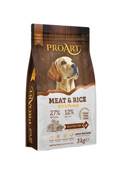 Proart Kuzu Etli Ve Pirinçli Yetişkin Köpek Maması 3 KG