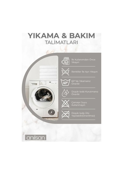 6'lı Kiremit El Havlusu - 50x90 Cm, 225 Gr, %100 Pamuk, Spa Ve Otel Havlusu, Günlük Kullanıma Uygun Beyaz