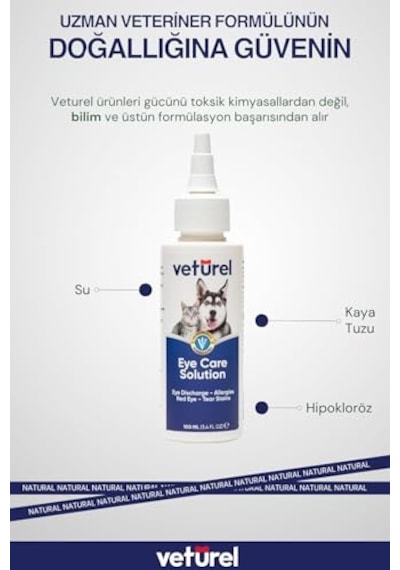 Veturel Göz Bakım Solüsyonu 2x100ml