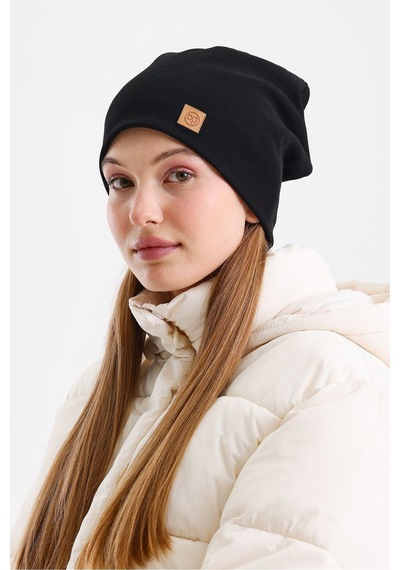 Butikgiz Termal %100 Pamuklu Soft 2 Stil 1 Arada Bere Premium Cuts Serisi Siyah