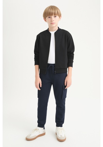 Ahengim Erkek Çocuk Basic Kargo Cepli Jogger Paça Okul Eşofman Altı Ak2322-1 Lacivert