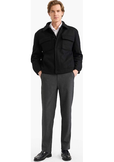 Defacto Regular Fit Fermuarlı Mont G7525ax25wnbk27 Siyah-bk27