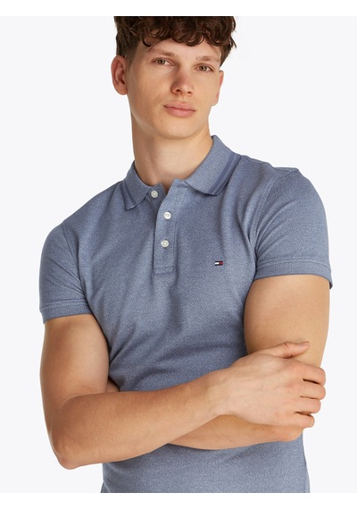 Tommy Hilfiger Tommy Hılfıger Erkek T-shırt Mw0mw34755-c9t Mavi